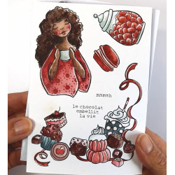 L'Encre et l'Image Lison's Sweets and Treats Clear Stamp