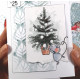 L'Encre et l'Image The Mouse Family's Christmas Clear Stamp