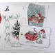 L'Encre et l'Image The Mouse Family's Christmas Clear Stamp