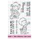 C.C. Design Henry & Twila Christmas Clear Stamp