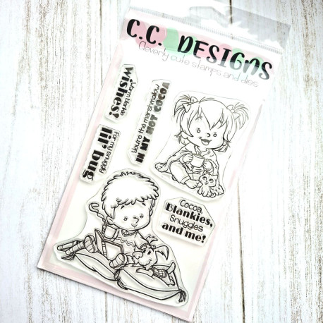 C.C. Design Henry & Twila Cocoa Clear Stamp