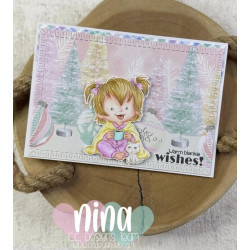 C.C. Design Henry & Twila Cocoa Clear Stamp