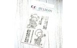 C.C. Design Henry & Twila Christmas Clear Stamp