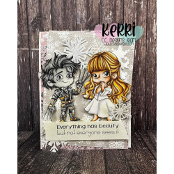 C.C. Design Scissors Clear Stamp