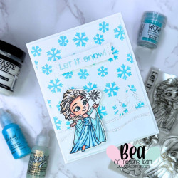 C.C. Design Let It Snow Clear Stamp