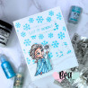 C.C. Design Let It Snow Clear Stamp