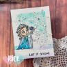 C.C. Design Let It Snow Clear Stamp