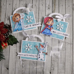 C.C. Design Let It Snow Clear Stamp