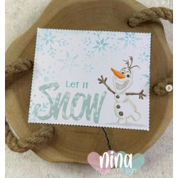 C.C. Design Let It Snow Clear Stamp