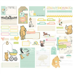 Simple Stories Say Cheese Classic Pooh Baby Journal Bits & Pieces 40pz