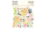 Simple Stories Say Cheese Classic Pooh Baby Floral Bits & Pieces 49pz