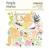 Simple Stories Say Cheese Classic Pooh Baby Floral Bits & Pieces 49pz