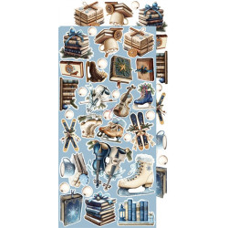 Craft o' Clock Jolly Season Extras Set Winter 15,75x30,5cm