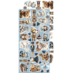 Craft o' Clock Jolly Season Extras Set Winter 15,75x30,5cm