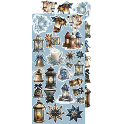 Craft o' Clock Jolly Season Extras Set Winter 15,75x30,5cm