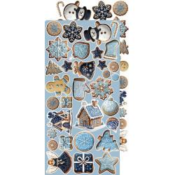 Craft o' Clock Jolly Season Extras Set Winter 15,75x30,5cm