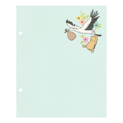 Simple Stories Say Cheese Classic Pooh Baby 6x8 Inch Binder Inserts