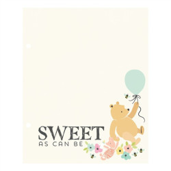 Simple Stories Say Cheese Classic Pooh Baby 6x8 Inch Binder Inserts