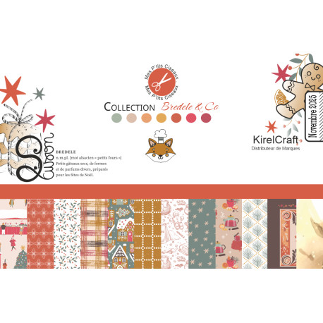 Mes P'tits Ciseaux Bredele and Co Collection 30x30cm