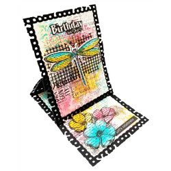 StudioLight Dragonfly Dreams Cutting Die Note Card Shape