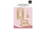 Vaessen Creative Cutting & Embossing Die Banner & TAG trapezoidali