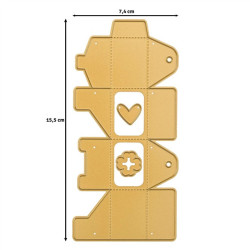 Vaessen Creative Cutting & Embossing Die SCATOLINA
