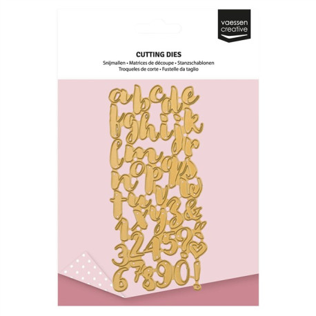 Vaessen Creative Cutting & Embossing Die Alfabeto