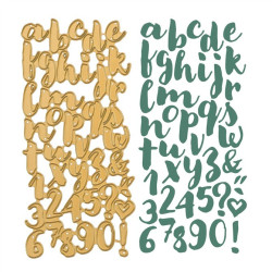 Vaessen Creative Cutting & Embossing Die Alfabeto