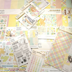 Simple Stories Say Cheese Classic Pooh Baby Cardstock Stickers 30x30cm