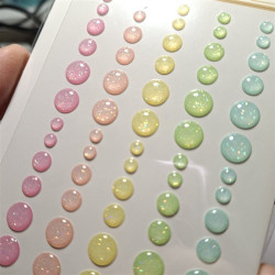 Simple Stories Say Cheese Classic Pooh Baby Glitter Enamel Dots