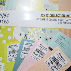 Simple Stories Say Cheese Classic Pooh Baby 6x8 Inch Binder Inserts