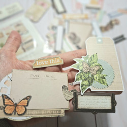 Simple Stories Simple Vintage Junk Drawer Journal Bits & Pieces 62pz