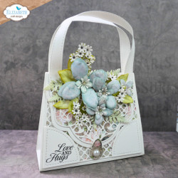 Elizabeth Craft Designs Bohemian Rose Die Delicate Fancy Purse