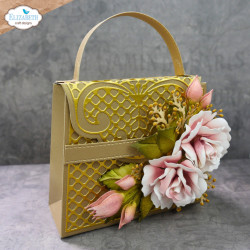 Elizabeth Craft Designs Bohemian Rose Die Delicate Fancy Purse