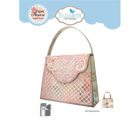 Elizabeth Craft Designs Bohemian Rose Die Delicate Fancy Purse
