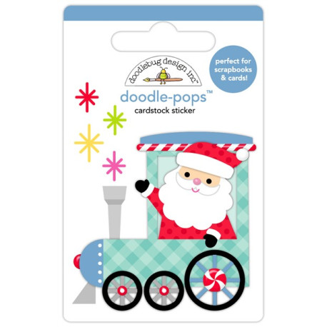 Doodlebug Design Oh What Fun Santa's On His Way Doodle-Pops