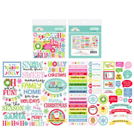 Doodlebug Design Oh What Fun Chit Chat 94 pezzi