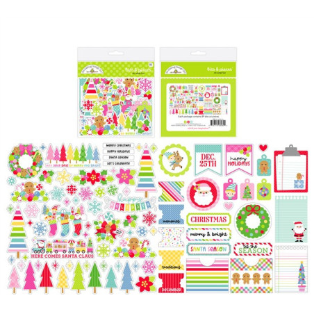 Doodlebug Design Oh What Fun Bits & Pieces 89 pezzi
