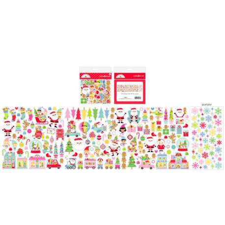 Doodlebug Design Oh What Fun Odds & Ends 203 pezzi