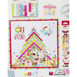 Doodlebug Design Oh What Fun Paper Pack 30x30cm