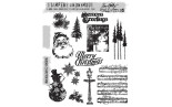 Stamper Anonymous Mini Holidays 2 Tim Holtz Cling Stamps