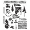 Stamper Anonymous Mini Holidays 2 Tim Holtz Cling Stamps