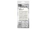 Stamper Anonymous Tim Holtz Layering Mini Stencil Set 18 3pezzi