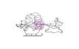 Purple Onion Designs Chilliezgraphy by Pei - Tofu & Friends Happy Sleigh