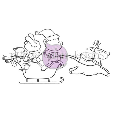 Purple Onion Designs Chilliezgraphy by Pei - Tofu & Friends Happy Sleigh