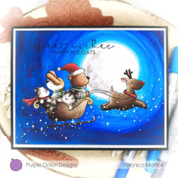 Purple Onion Designs Chilliezgraphy by Pei - Tofu & Friends Happy Sleigh