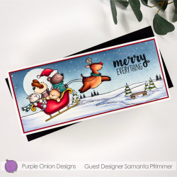 Purple Onion Designs Chilliezgraphy by Pei - Tofu & Friends Happy Sleigh