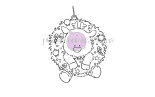 Purple Onion Designs Chilliezgraphy by Pei - Reindeer Wreath