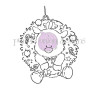 Purple Onion Designs Chilliezgraphy by Pei - Reindeer Wreath