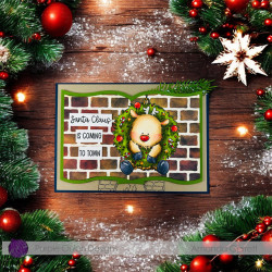 Purple Onion Designs Chilliezgraphy by Pei - Reindeer Wreath